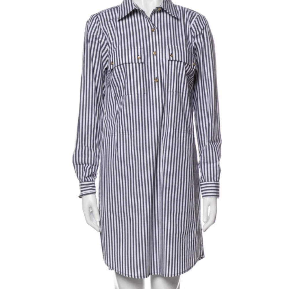 Michael Kors Striped Shirtdress